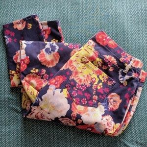 Faded Glory Pants - Colorful Floral Jeggings Faded Glory Pants - Colorful Floral Jeggings